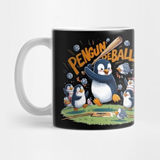 the world of penguin baseball Mug